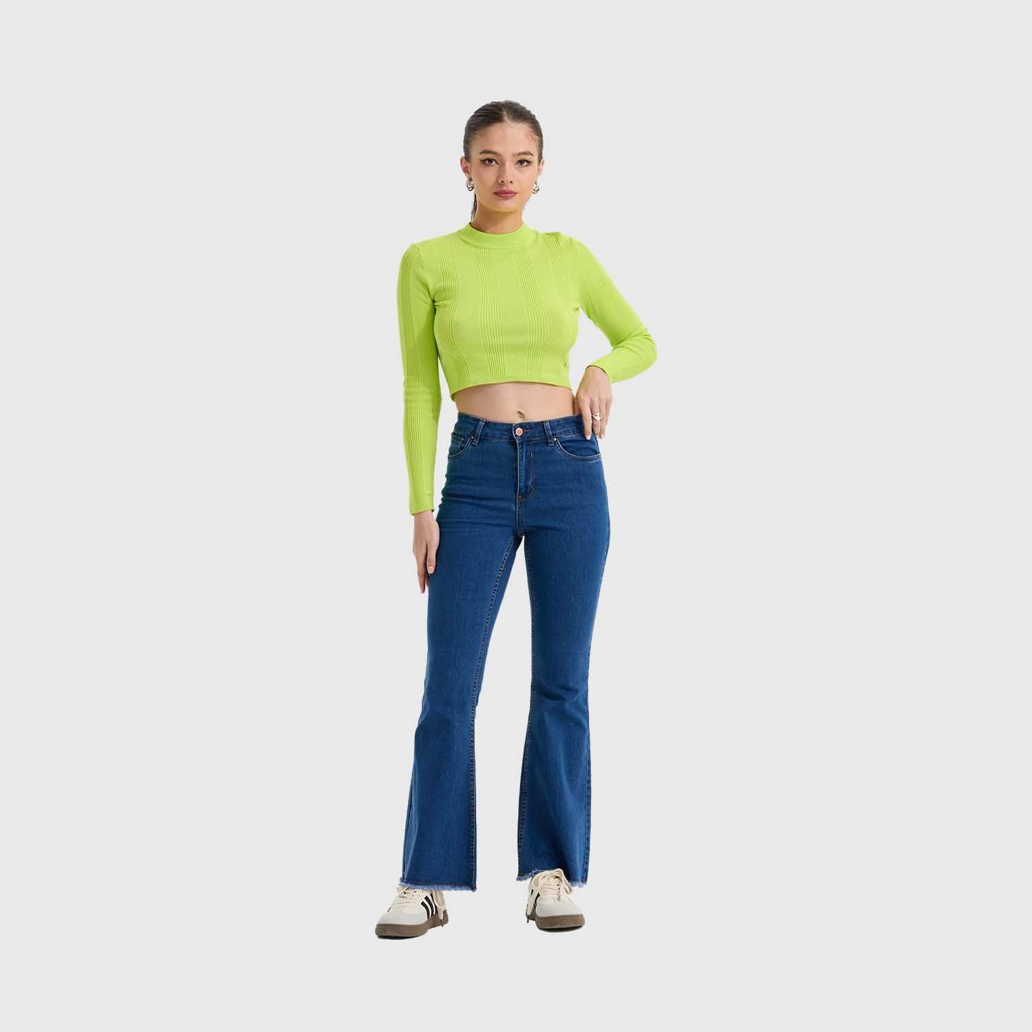 Sweater Mujer Aplicación Colores Cafe Fashion's Park-3