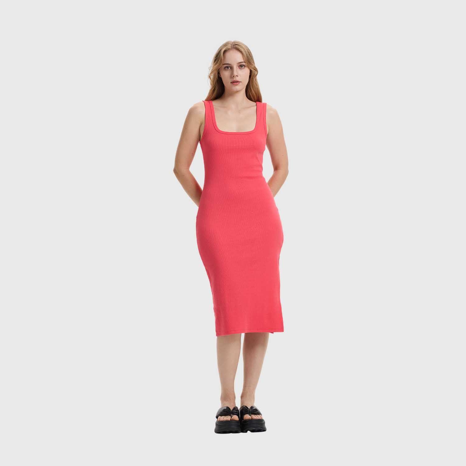 Vestido Mujer Tubo Rosado Oscuro Fashion's Park-3