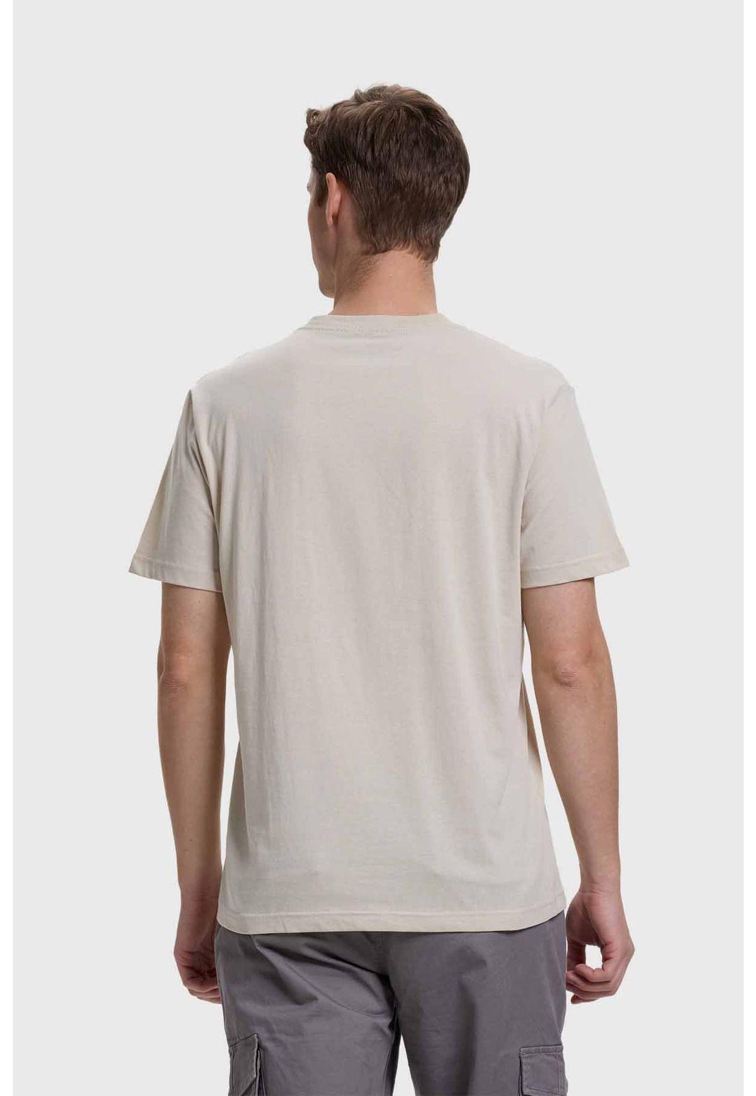 Polera Hombre Casual Básica Beige-2