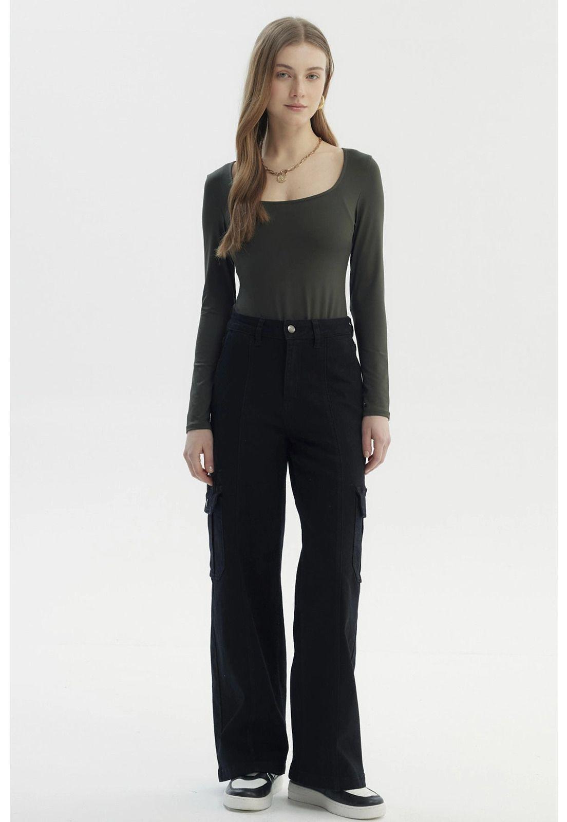 Polera Mujer Ajustado Verde - ll-3