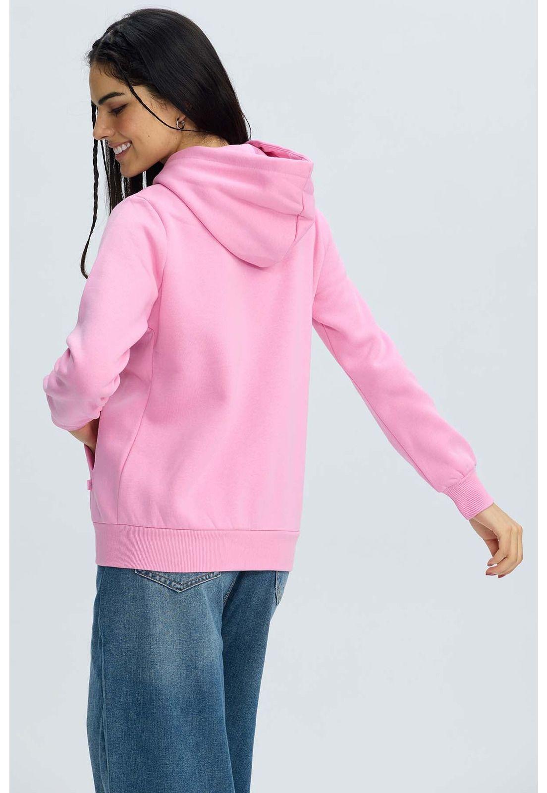 Polerón Mujer Hoodie Palo Rosa-2