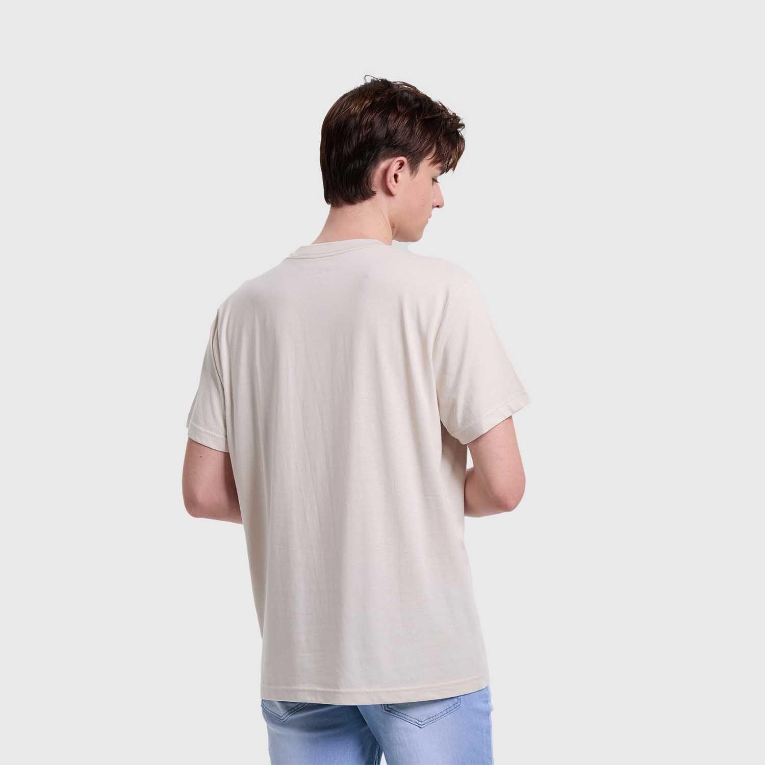 Polera Hombre Print Beige II Fashion's Park-2