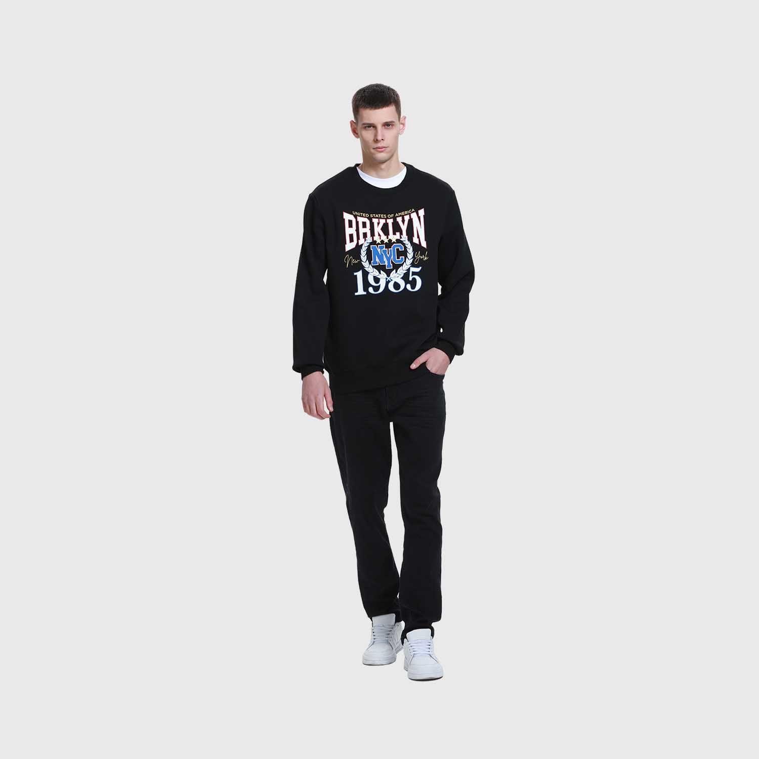 Polerón Hombre Print Posicional Negro Fsp Iv Fashion's Park-3