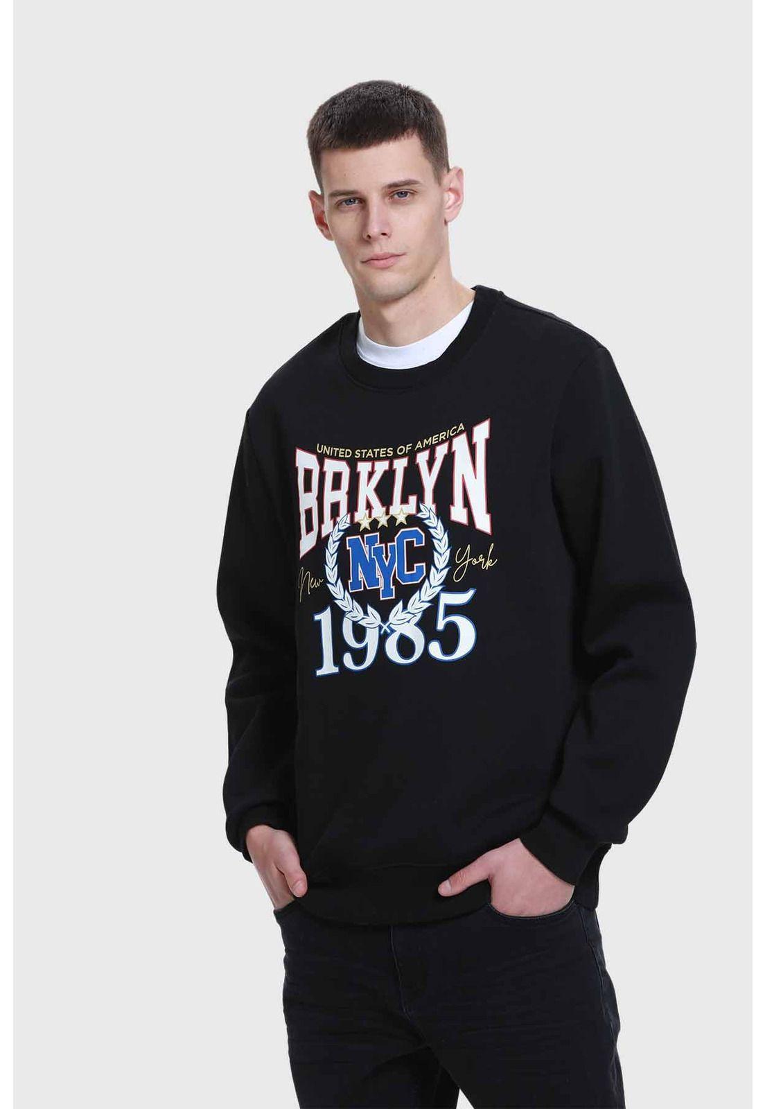 Polerón Hombre Negro-0