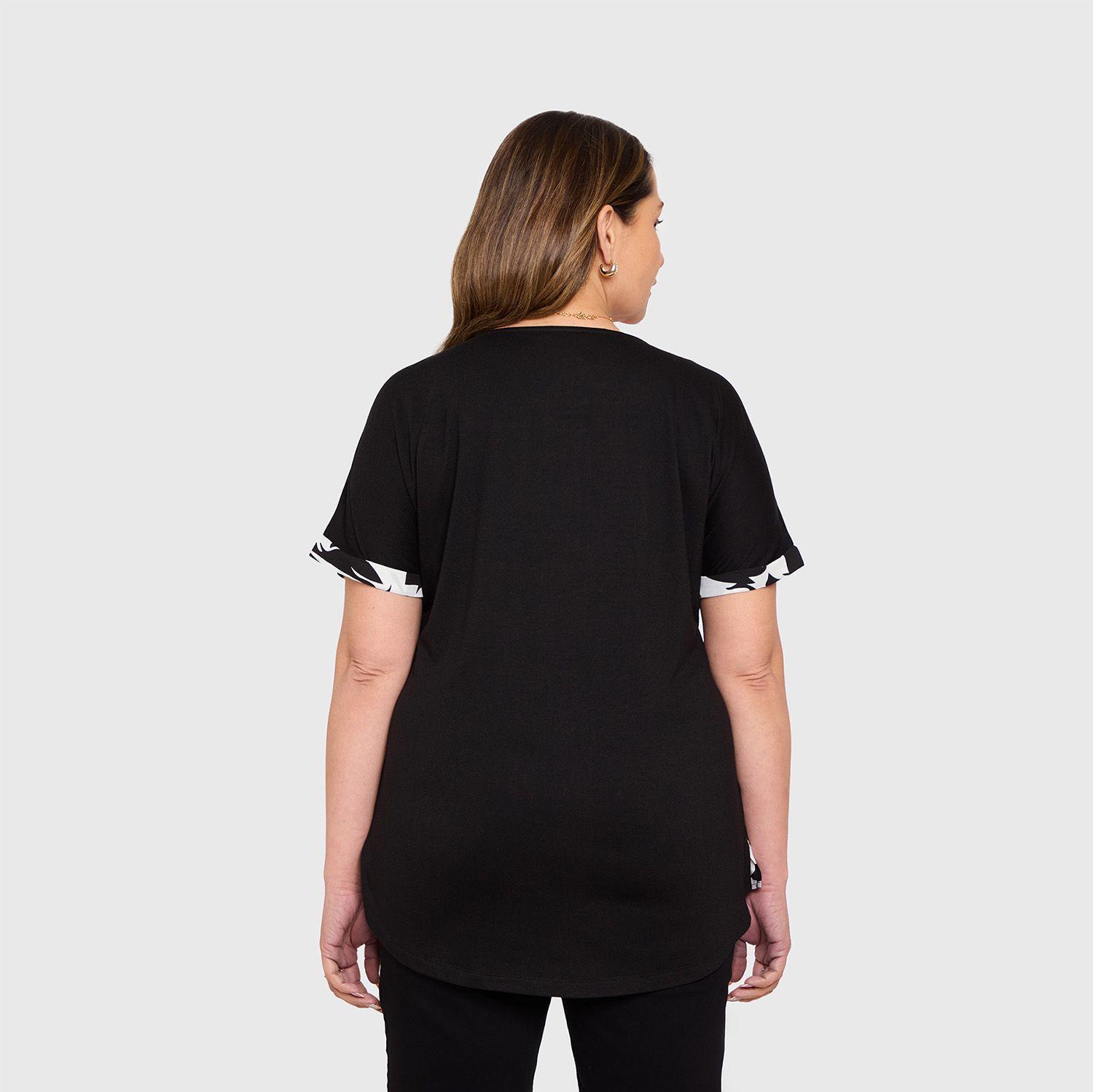 Blusa Mujer Rapport Negro Fashions Park-2