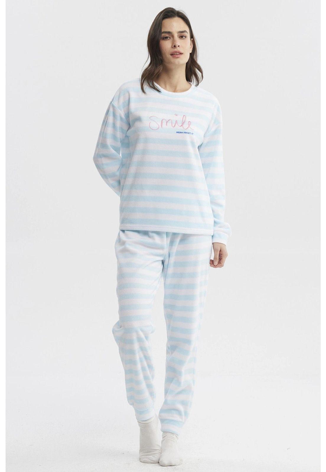 Pijama Mujer Juvenil Celeste-0