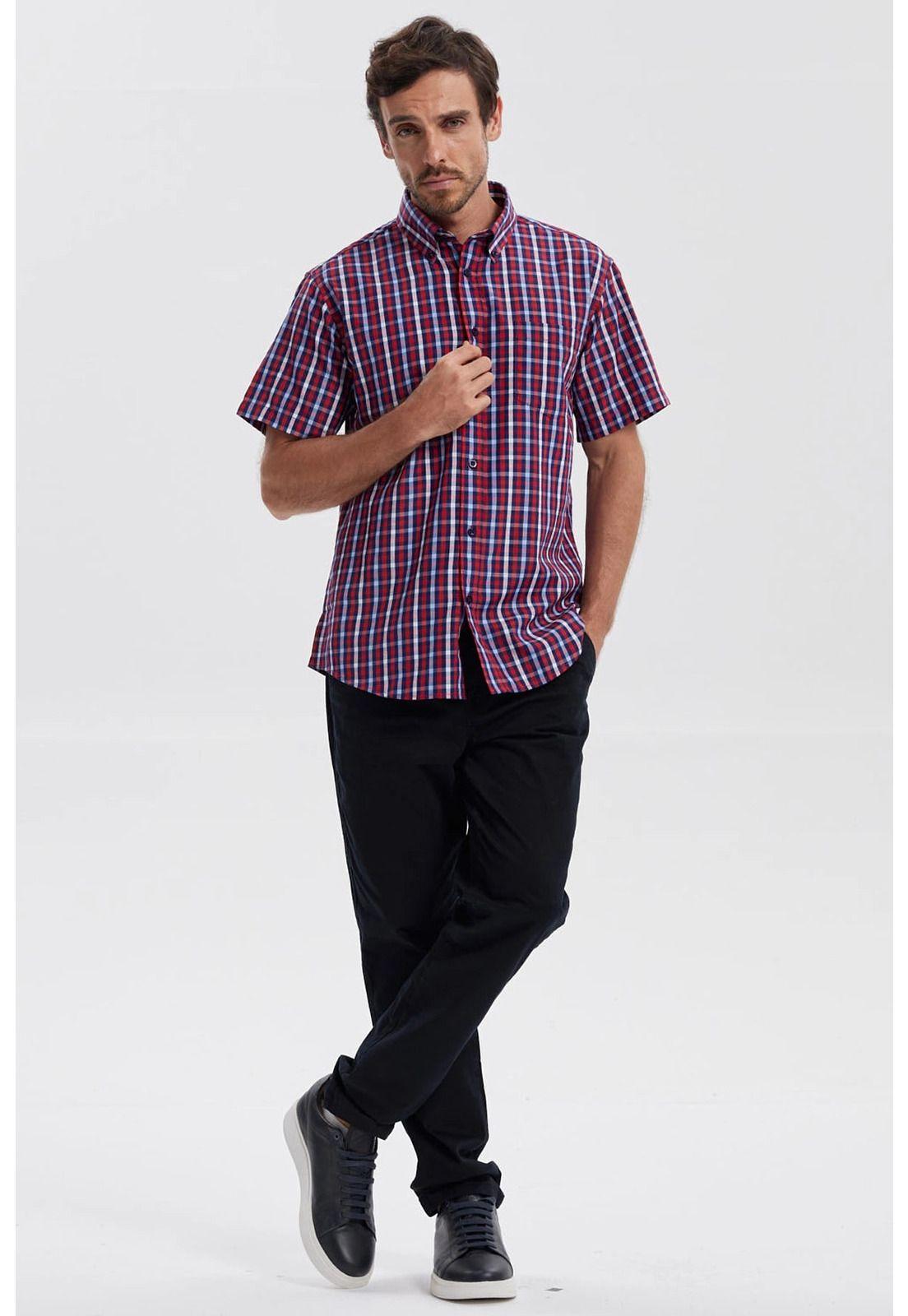 Camisa Hombre Rapport Regalo Rojo-3