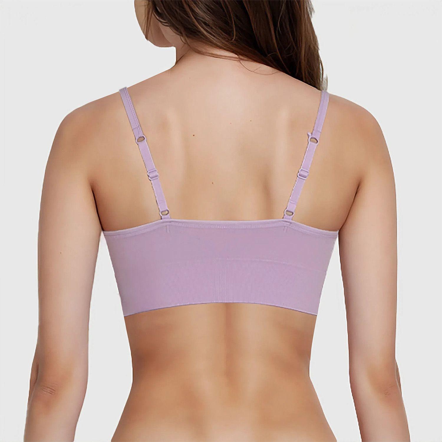 Sostén Mujer Bipack Peto Liso Palo Rosa-2