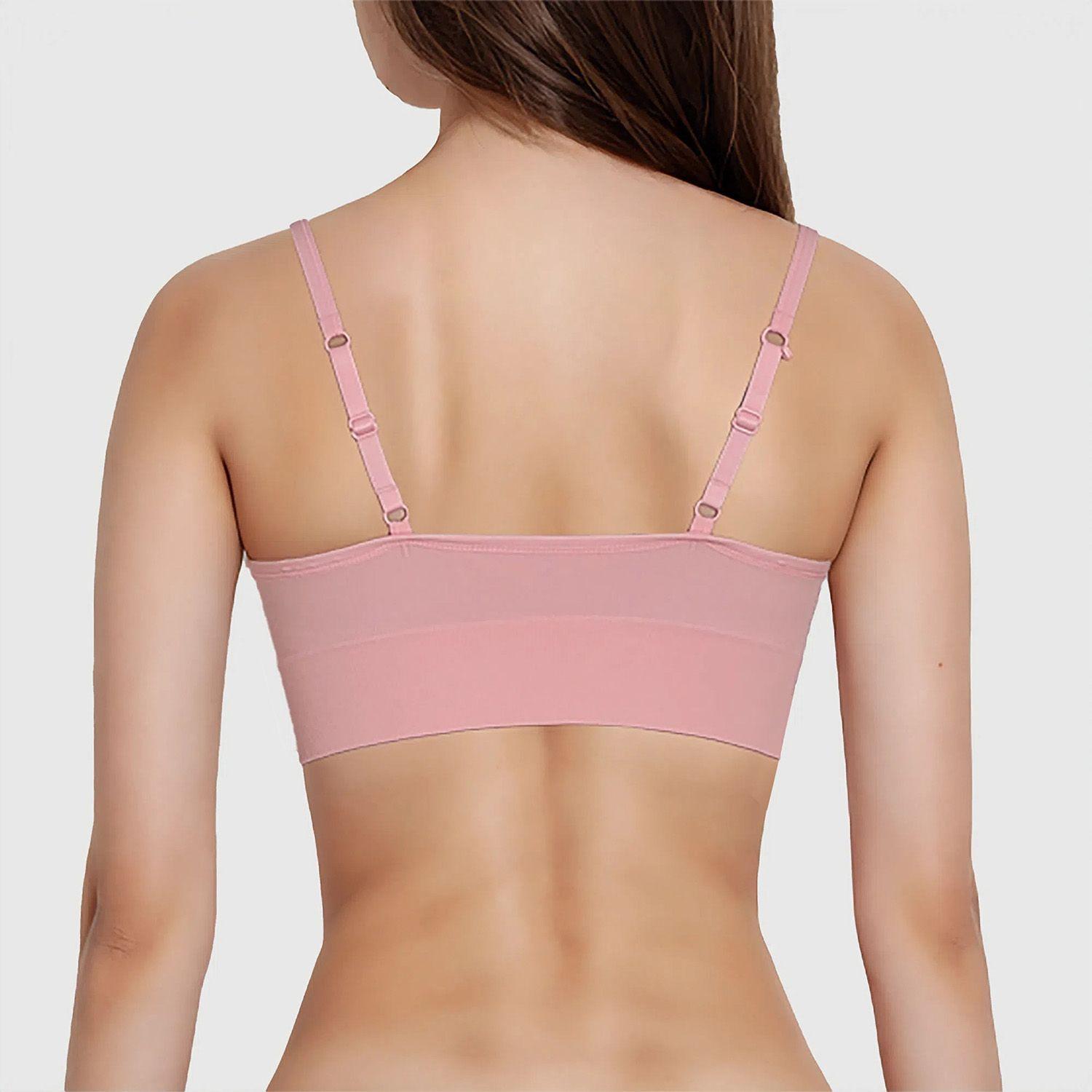 Sostén Mujer Bipack Peto Liso Palo Rosa-4