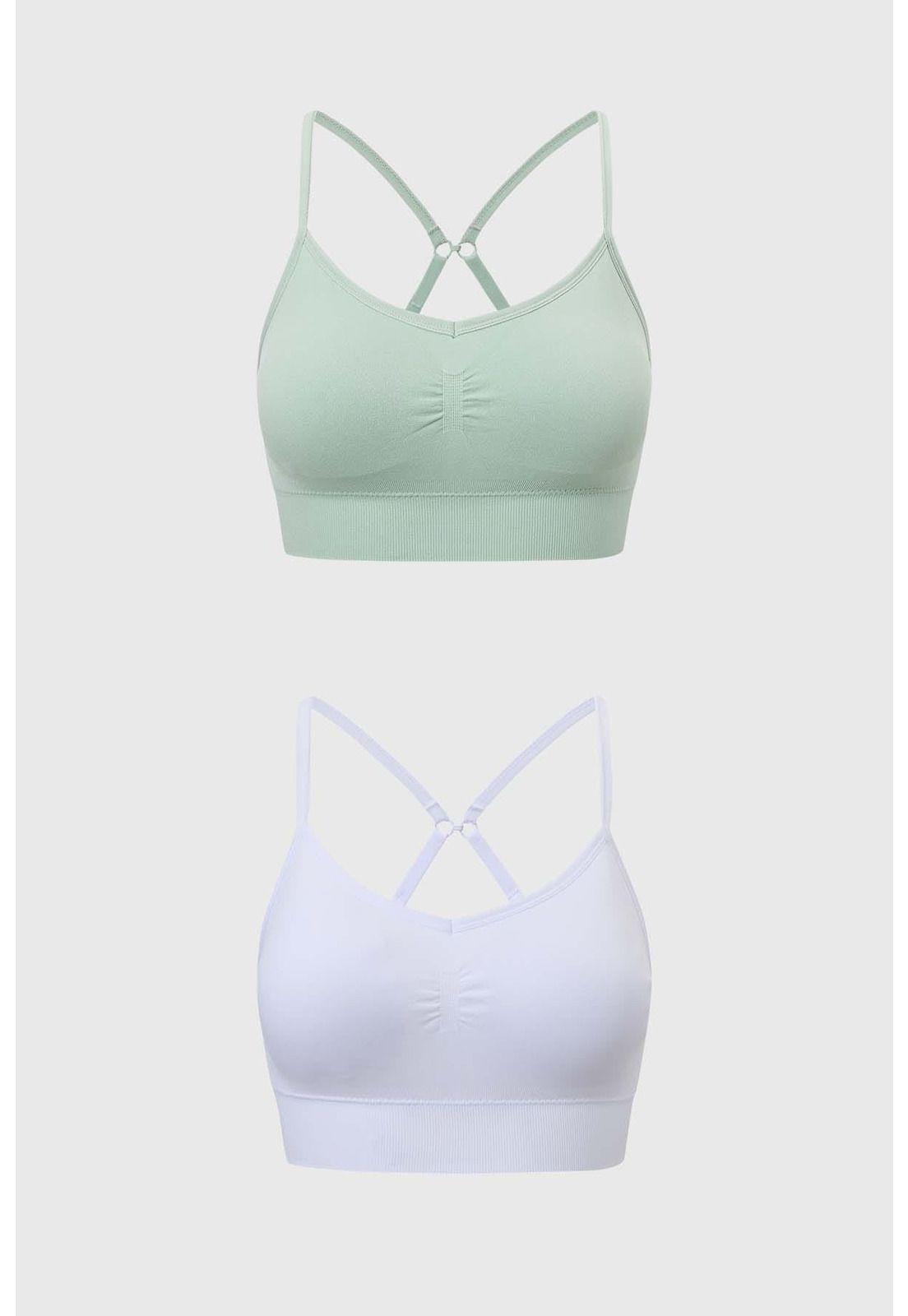 Sostén Mujer Bipack Peto Menta-0