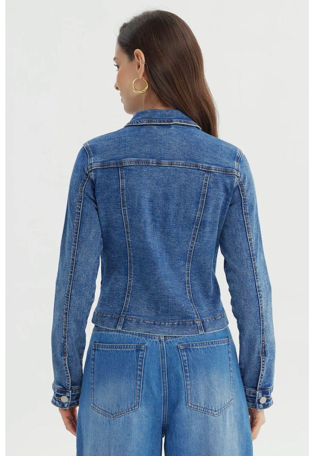 Chaqueta Mujer Clásica Azul - V-2
