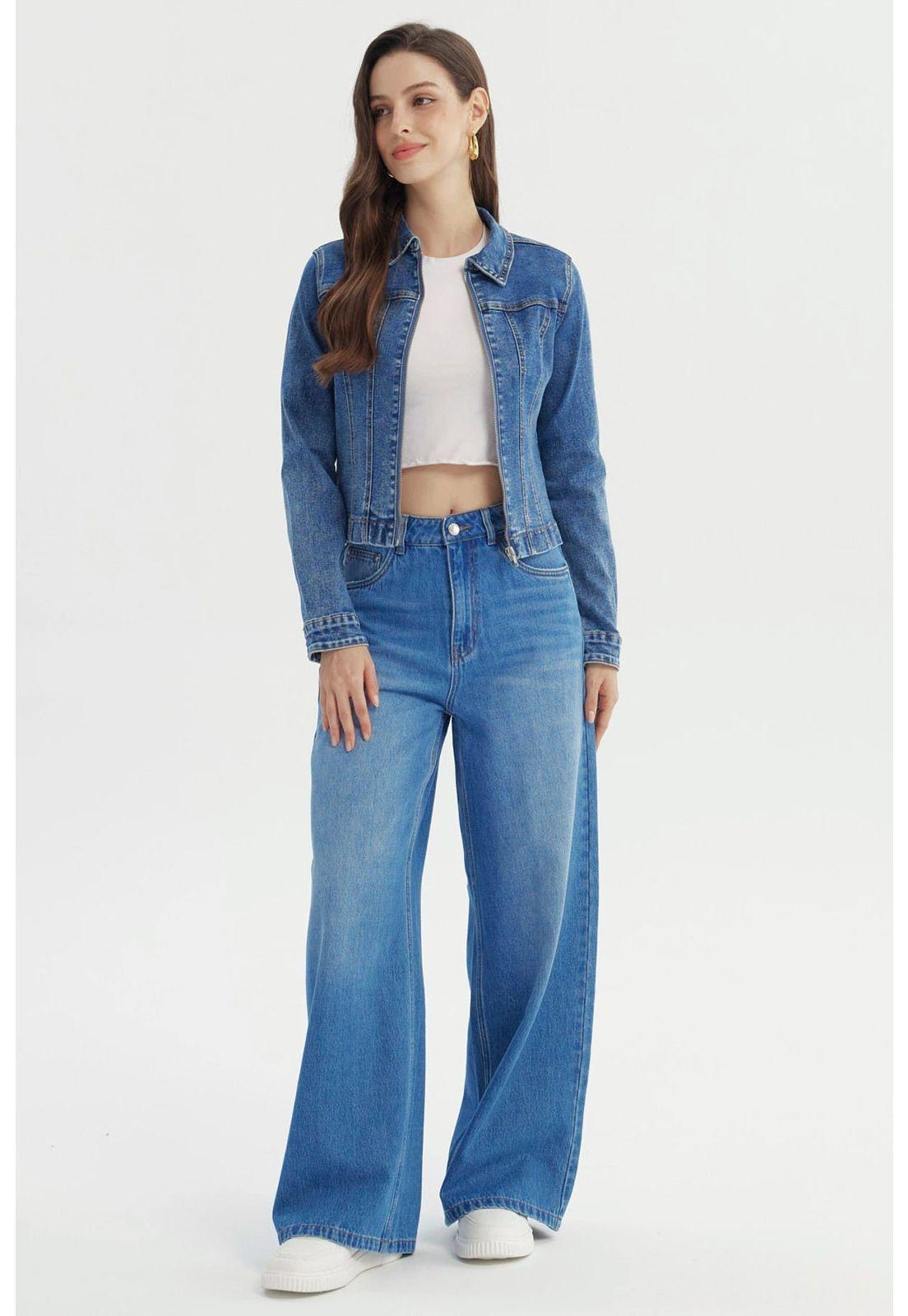 Chaqueta Mujer Clásica Azul - V-3