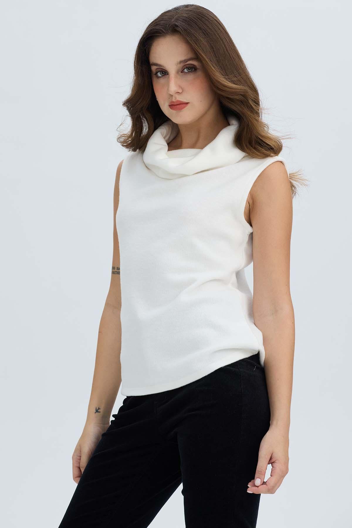 Sweater Mujer Drap Crudo-1