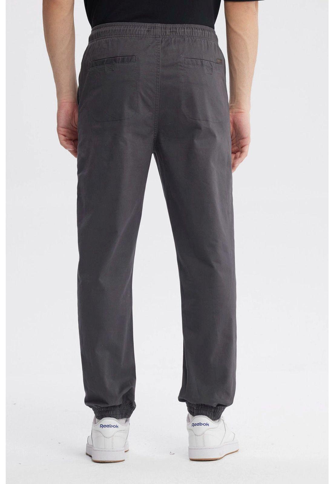 Pantalón Hombre Jogger Twill Marengo - lll-2