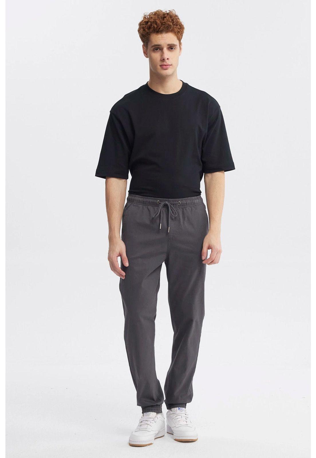 Pantalón Hombre Jogger Twill Marengo - lll-3