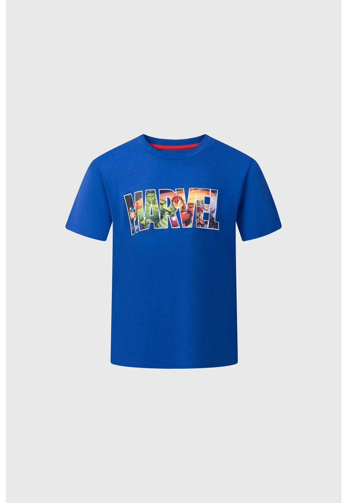 Polera Niño Bipack Avengers Azul-2