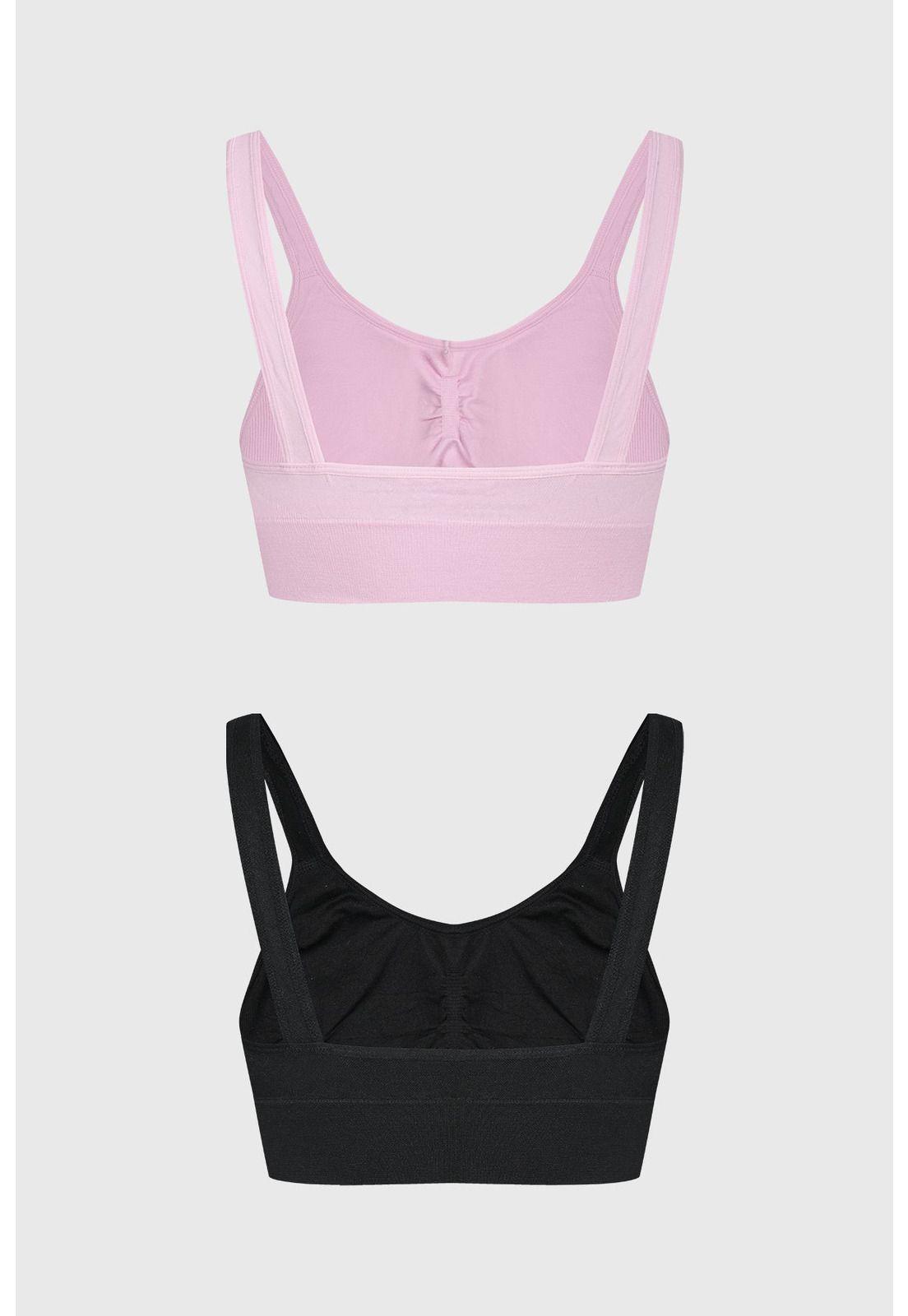 Sostén Mujer Tipo Peto Palo Rosa-1