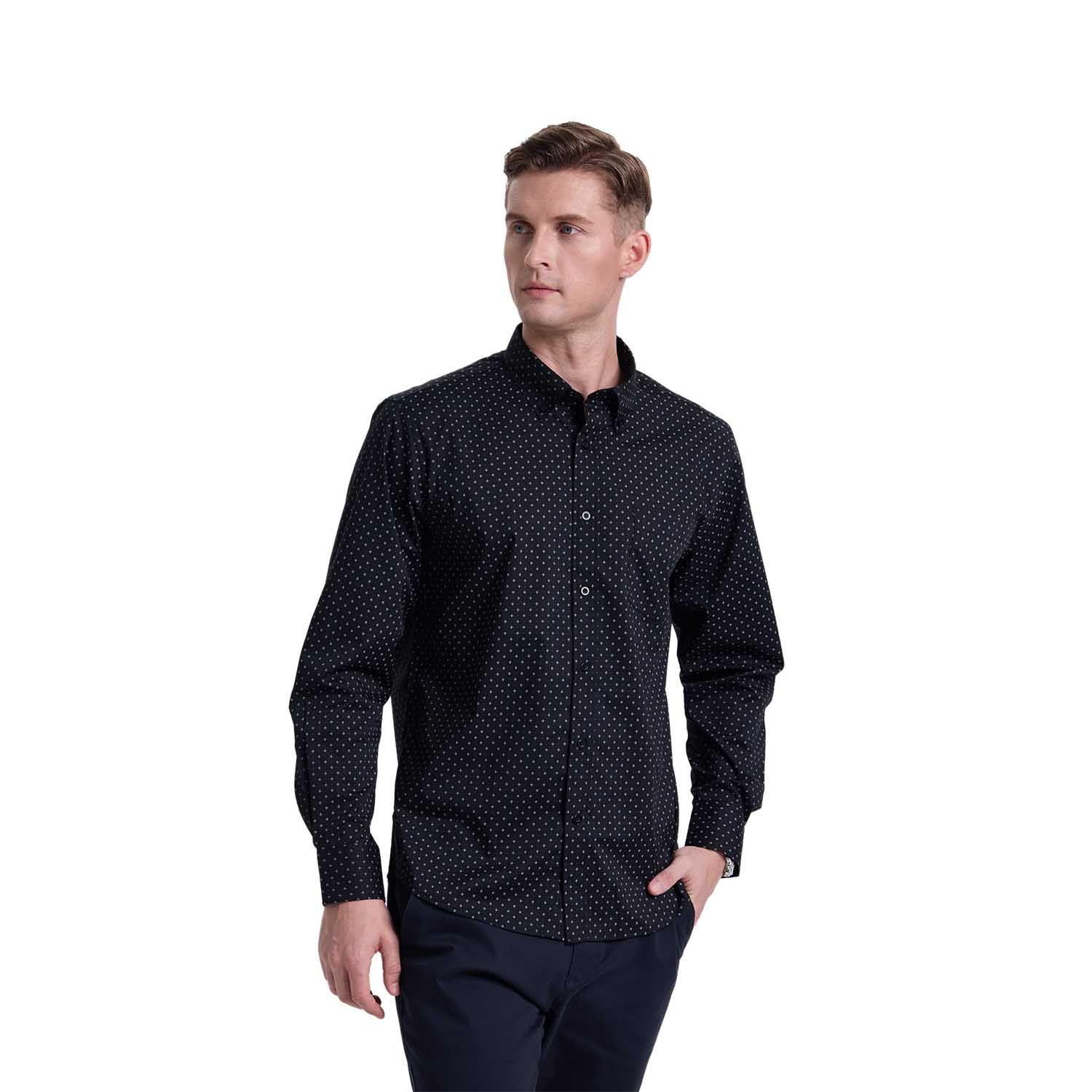 Camisa Hombre Fantasía Negro Fashions Park-0