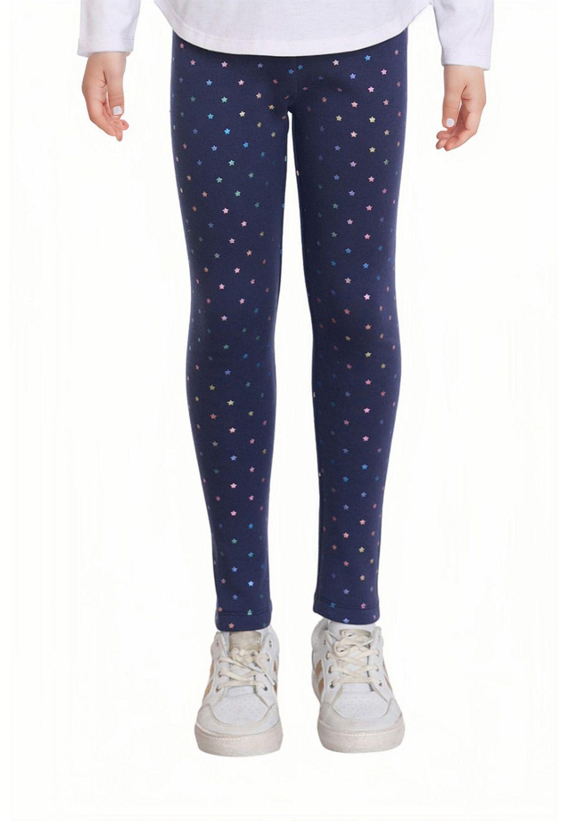 Calza Niña Mini Print Azul-0