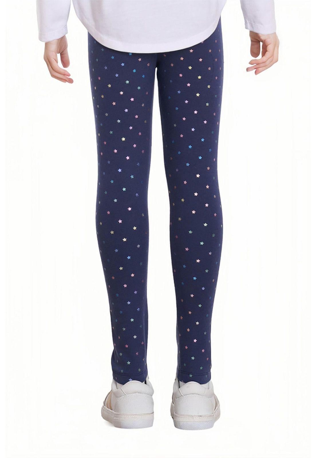 Calza Niña Mini Print Azul-1