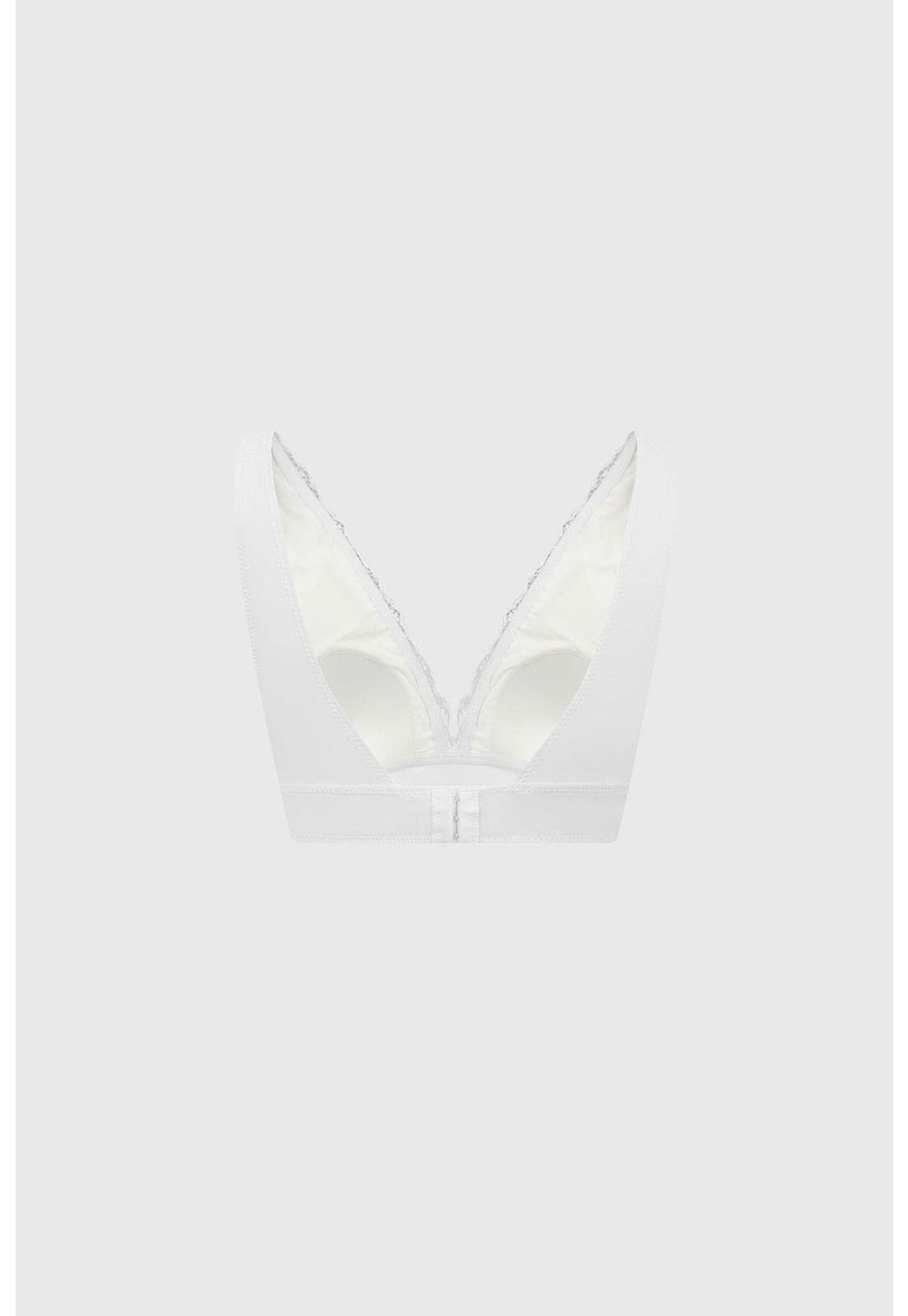 Sostén Mujer Tipo Bralette Blanco-1