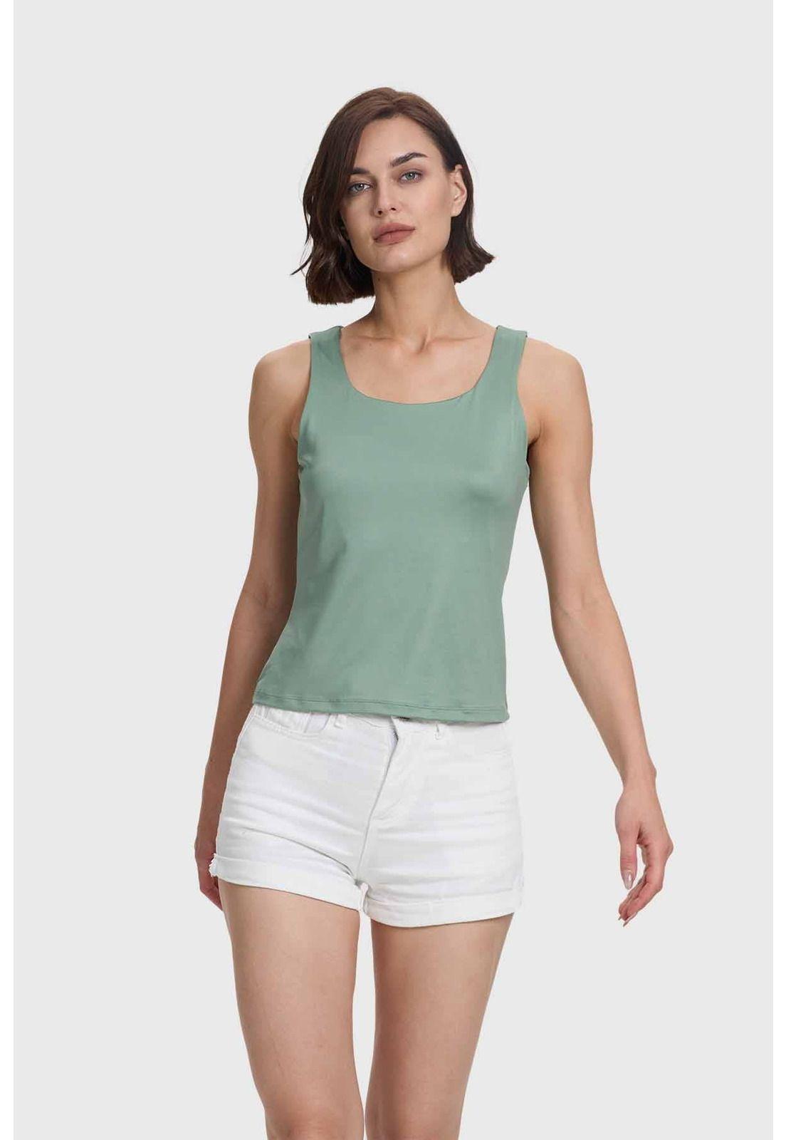 Polera Mujer Verde-0