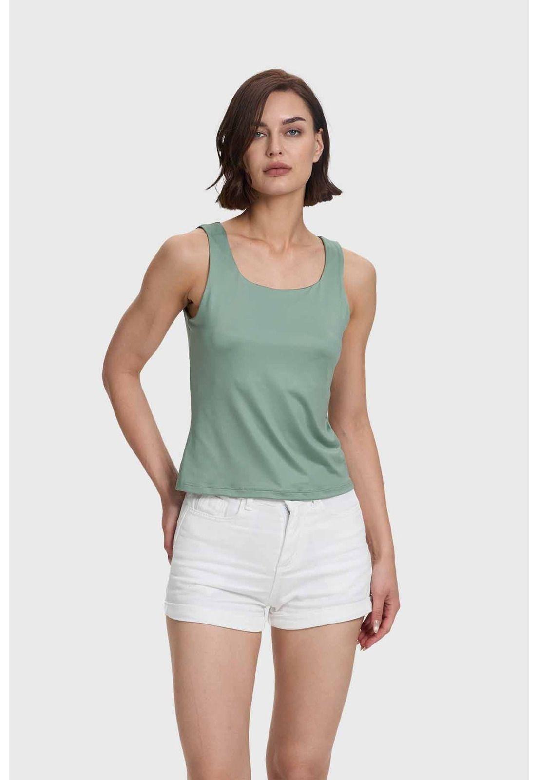 Polera Mujer Verde-1
