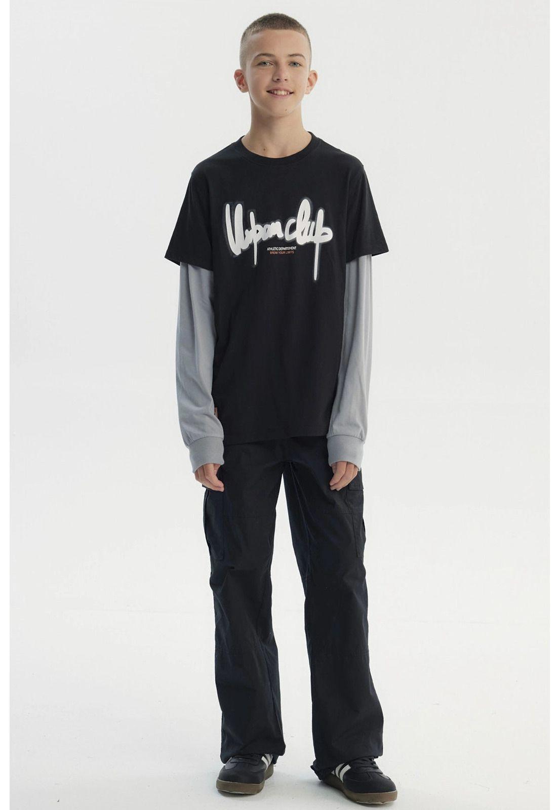 Polera Niño Slim Negro-3