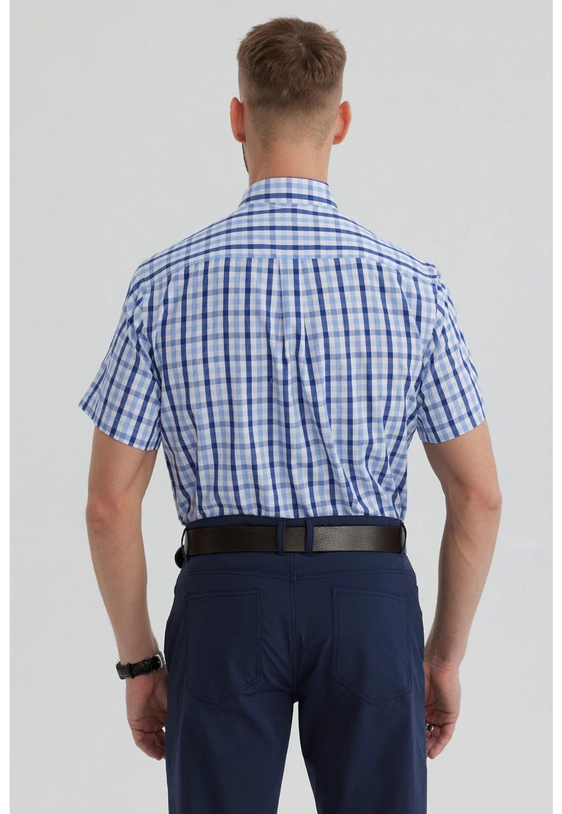 Camisa Hombre Rapport Regalo Azulino-2