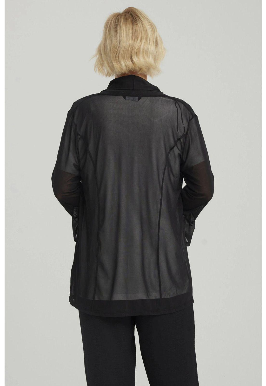 Polera Mujer Con Tapado Negro-2