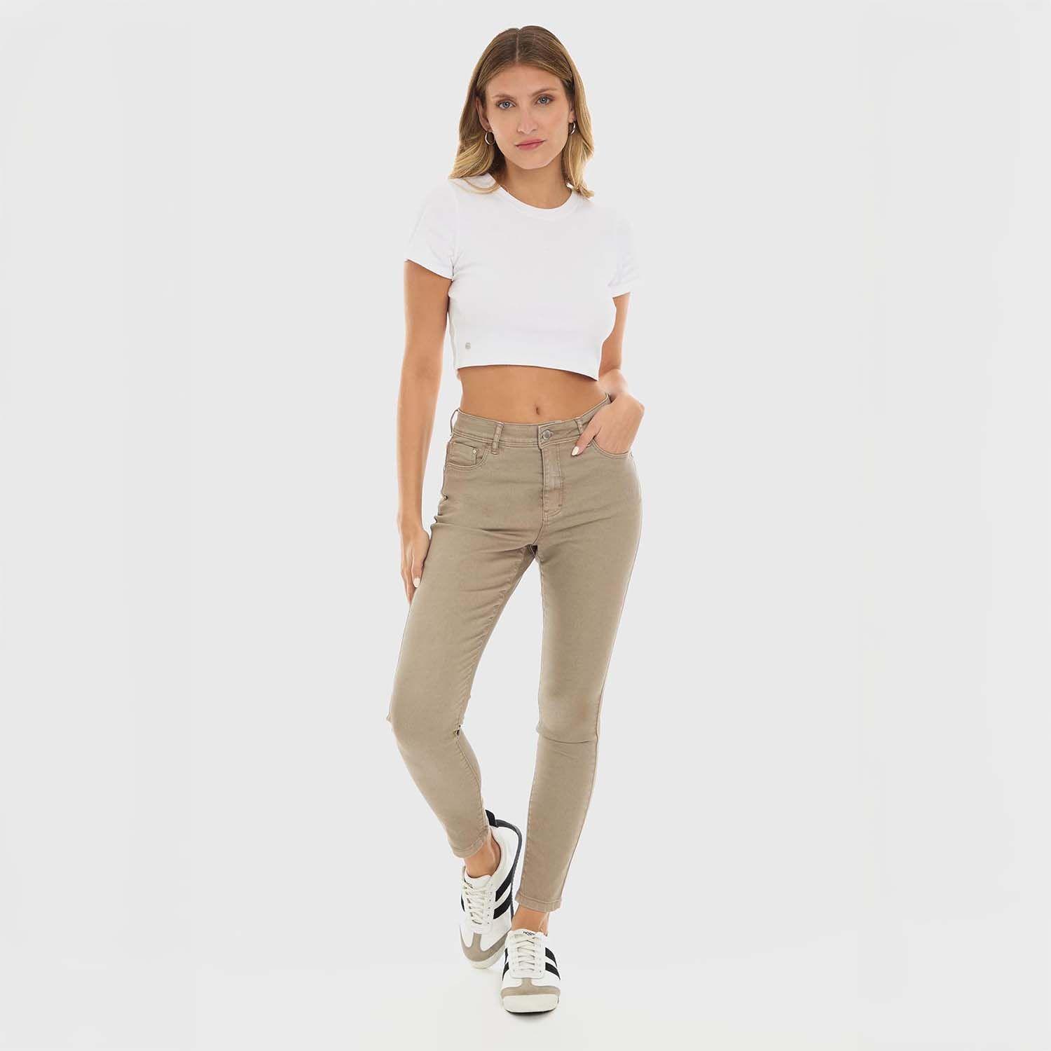 Jeans Mujer Emilia Cafe Claro Fashion's Park-3