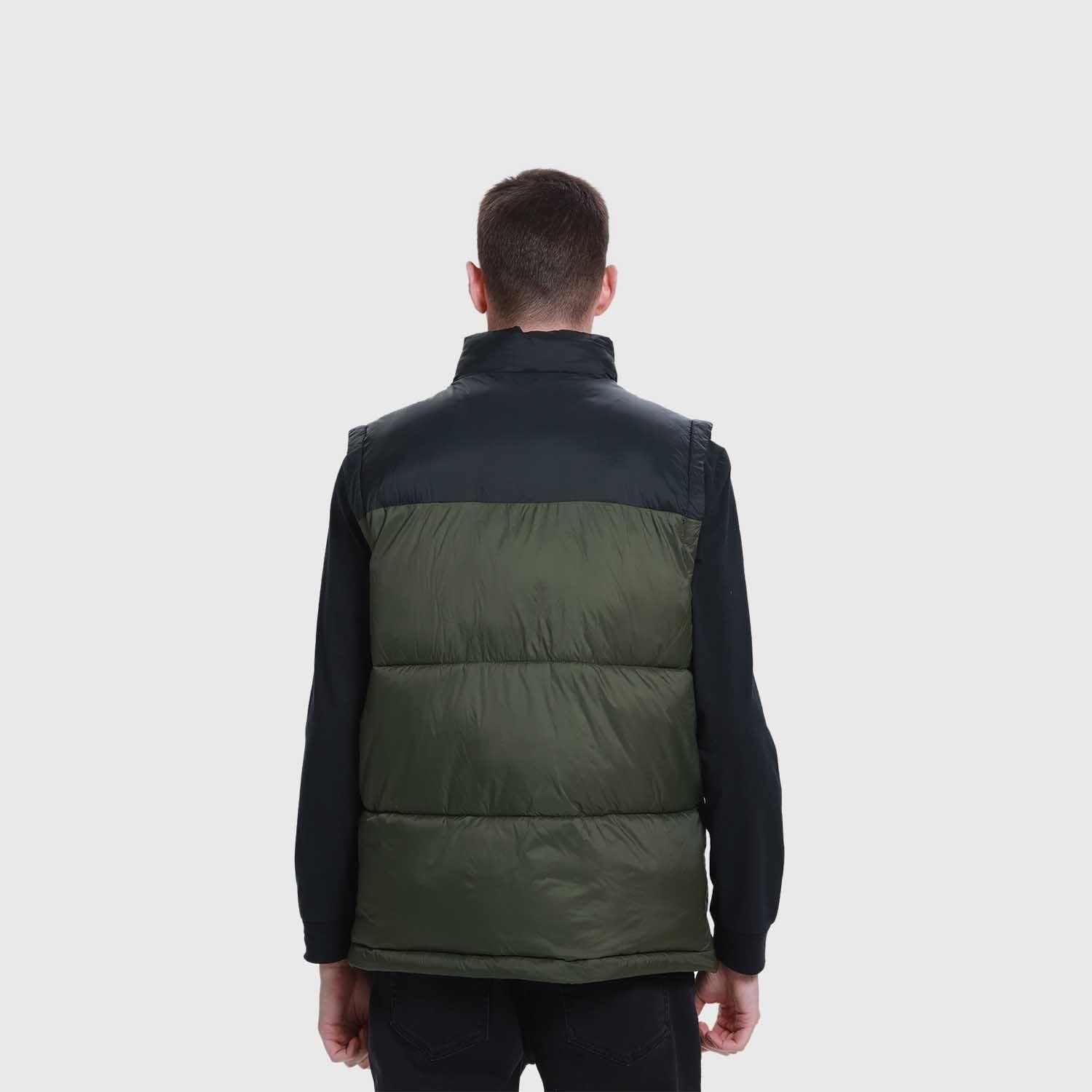 Parka Hombre Bicolor Puffa Verde Fashion's Park-2