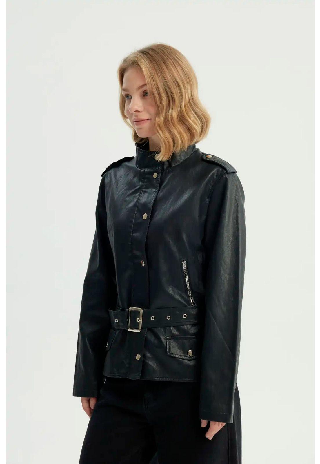 Chaqueta Mujer Classic Negro-1