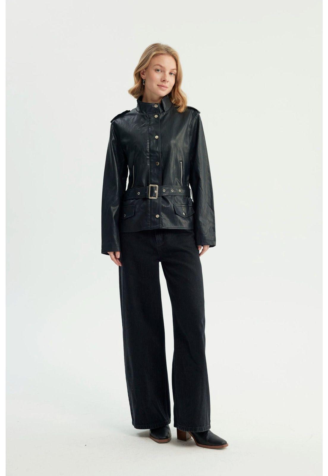 Chaqueta Mujer Classic Negro-3