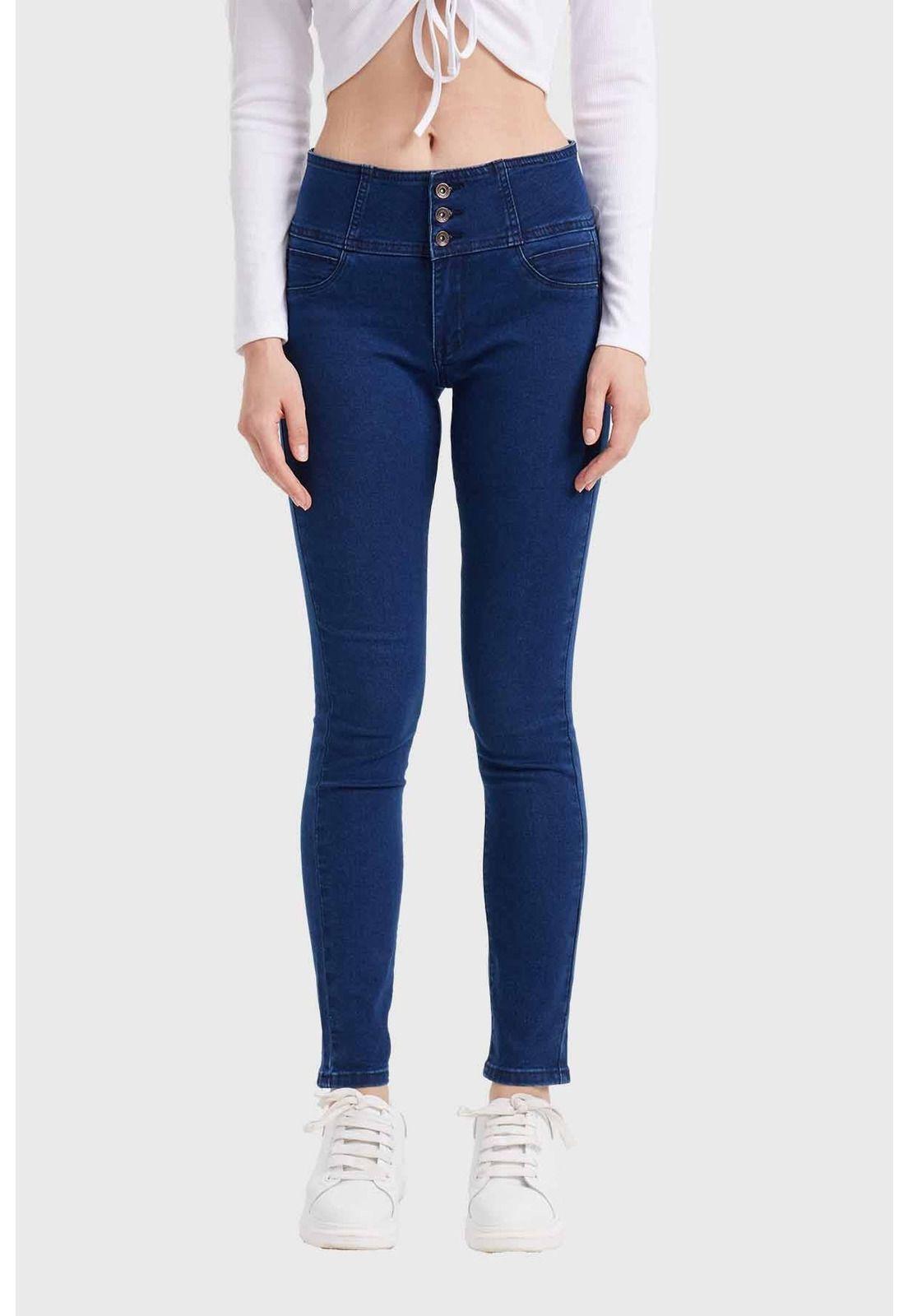 Jeans Mujer Skinny Castilla Azul-0