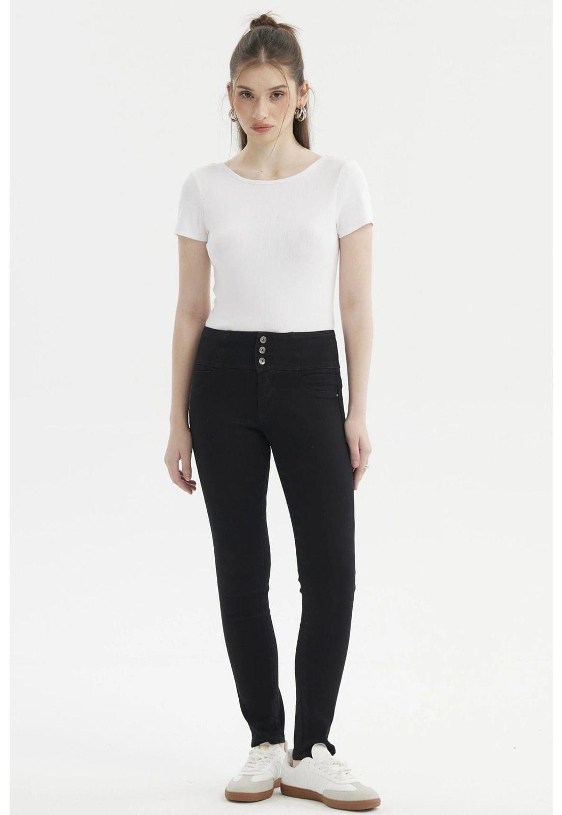 Jeans Mujer Castilla Negro - lV-3