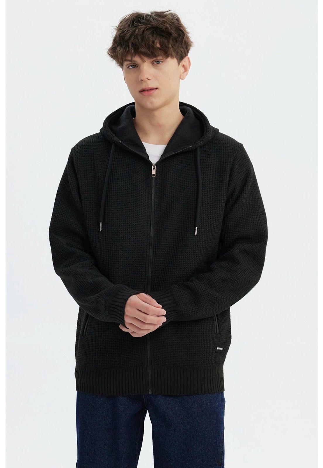 Sweater Hombre Slim Negro - ll-0