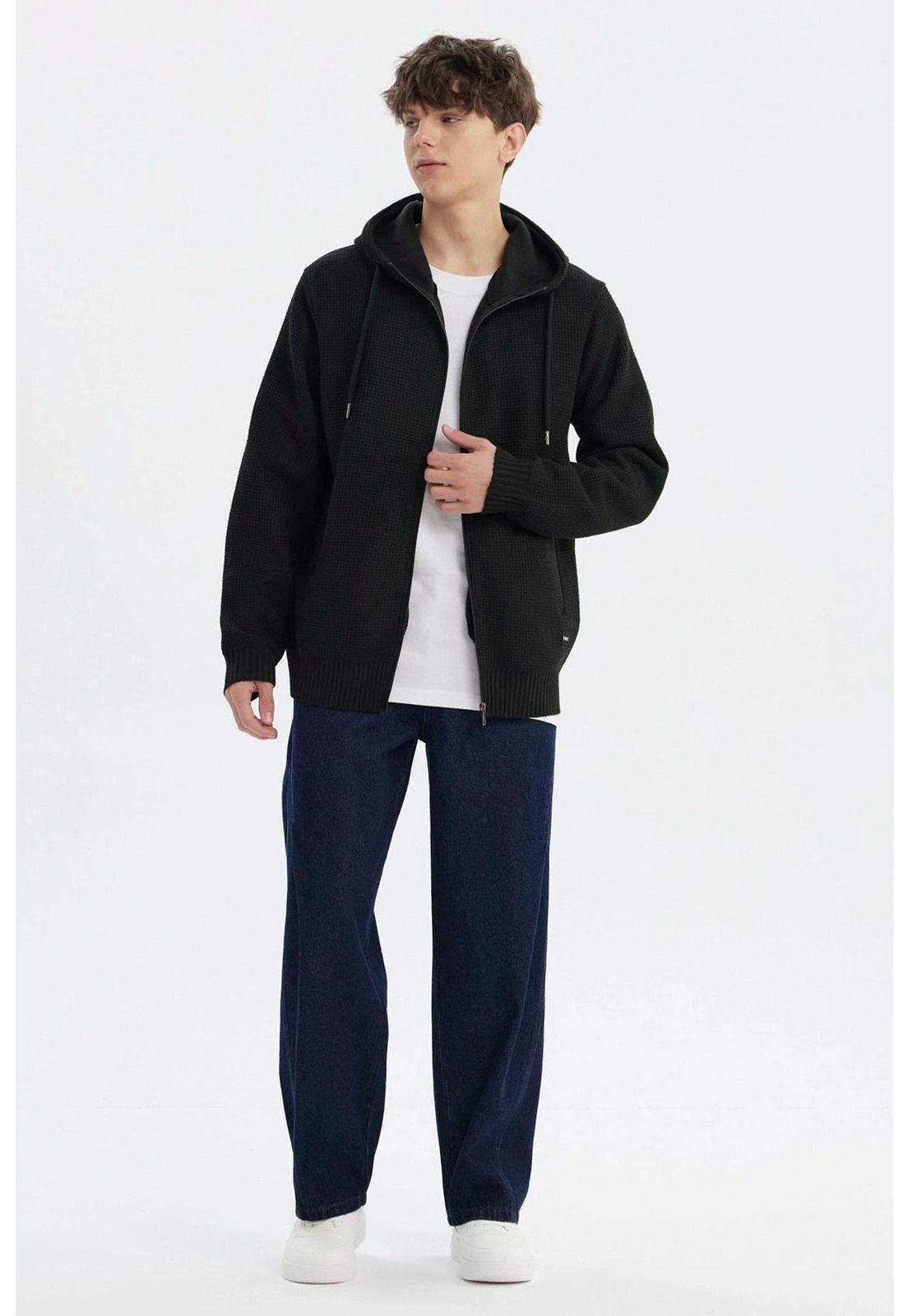Sweater Hombre Slim Negro - ll-3