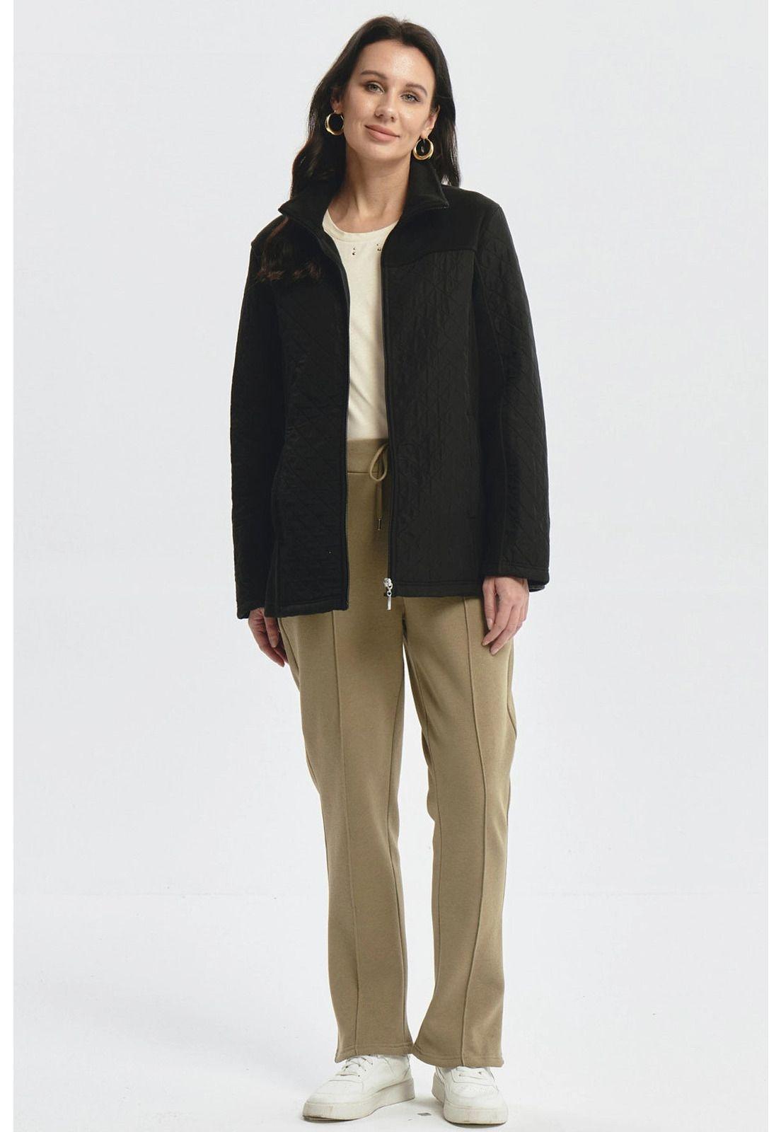 Polar Mujer Aplicación Taslan Negro-3