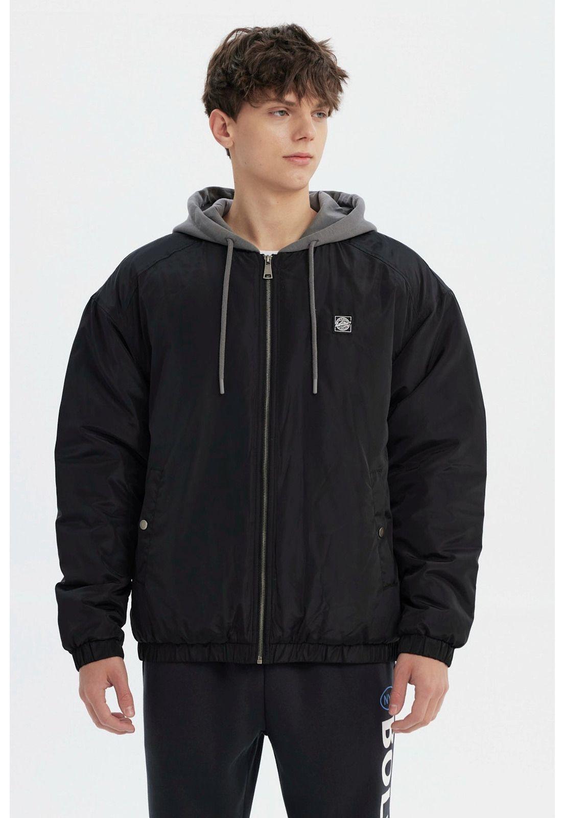 Chaqueta Hombre Slim Juvenil Negro - Vl-0