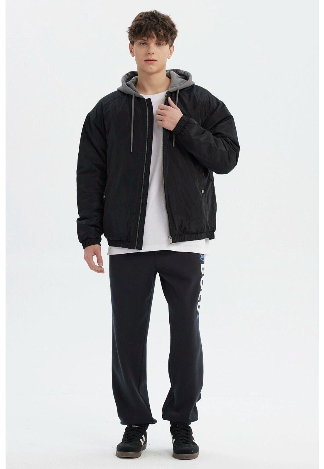 Chaqueta Hombre Slim Juvenil Negro - Vl-3