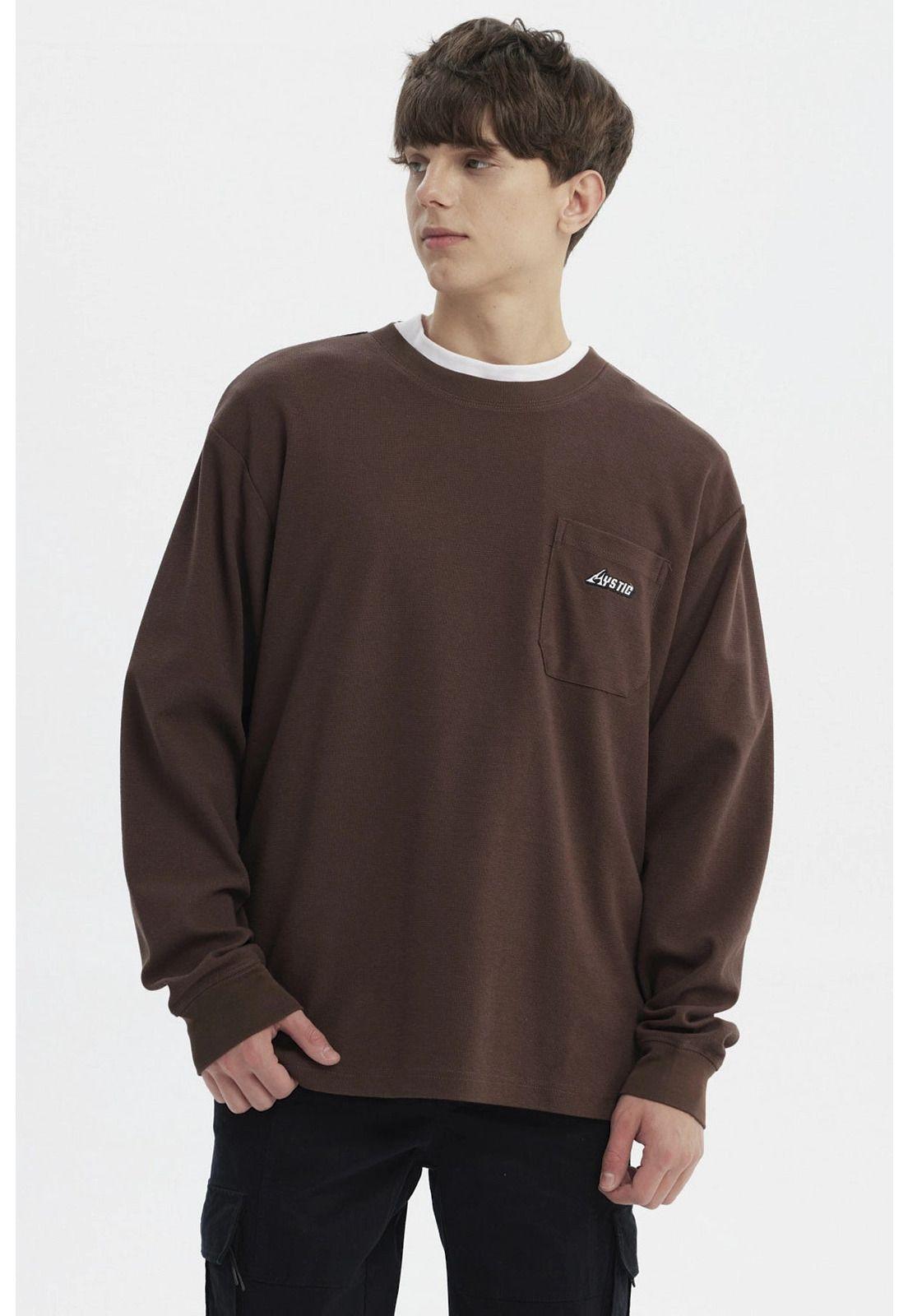 Polera Hombre Slim Chocolate - V-0