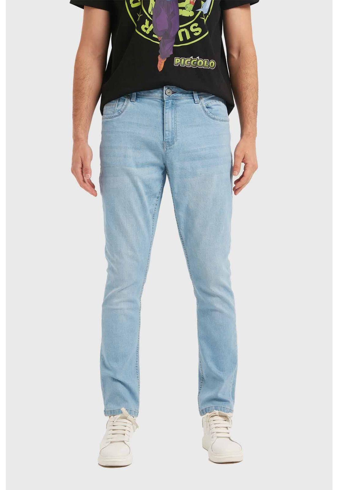 Jeans Hombre Slim Azul - Vl-0