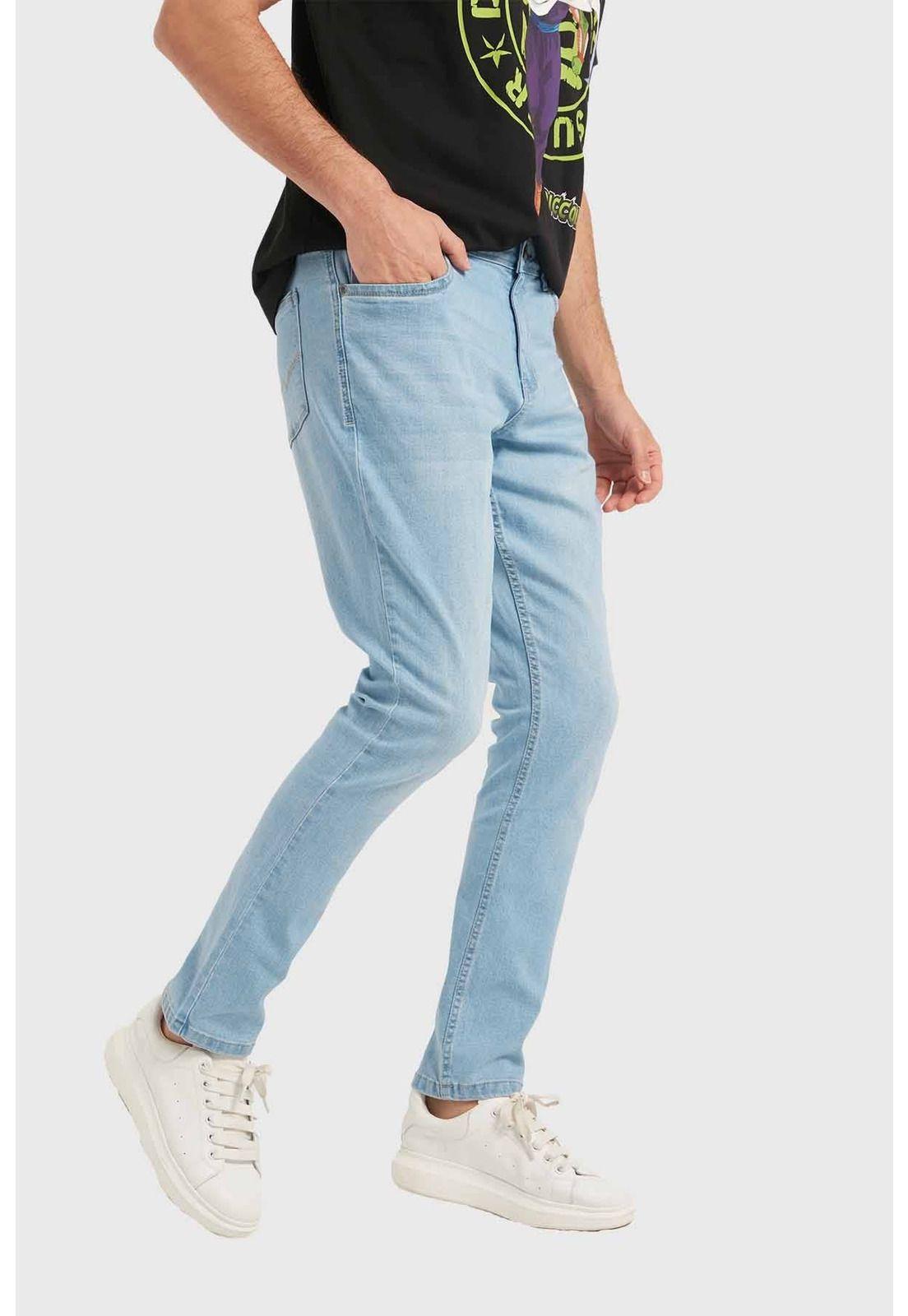 Jeans Hombre Slim Azul - Vl-1