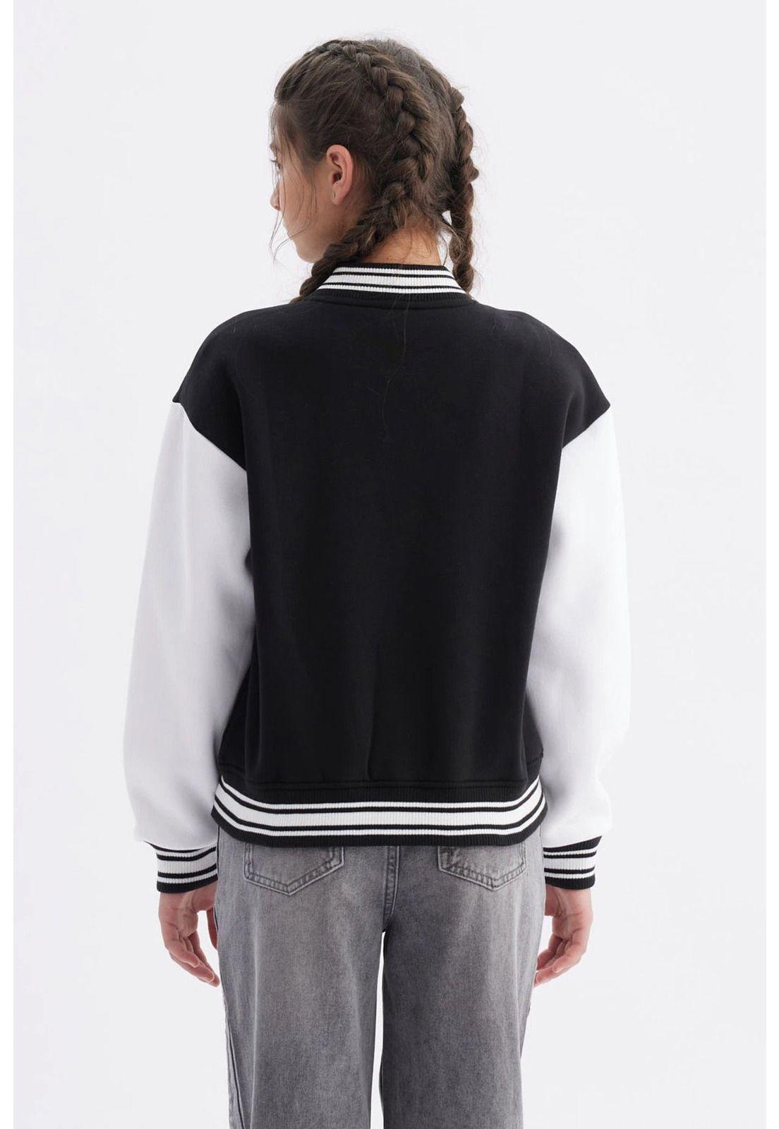 Chaqueta Niña Bomber Negro - lll-2