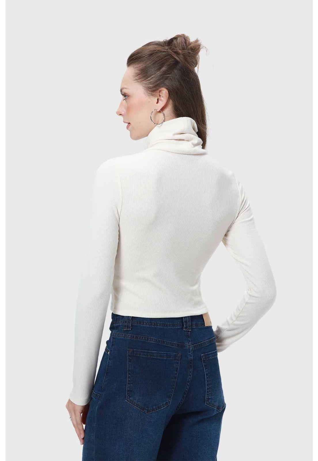 Polera Mujer Rib Crudo - ll-2