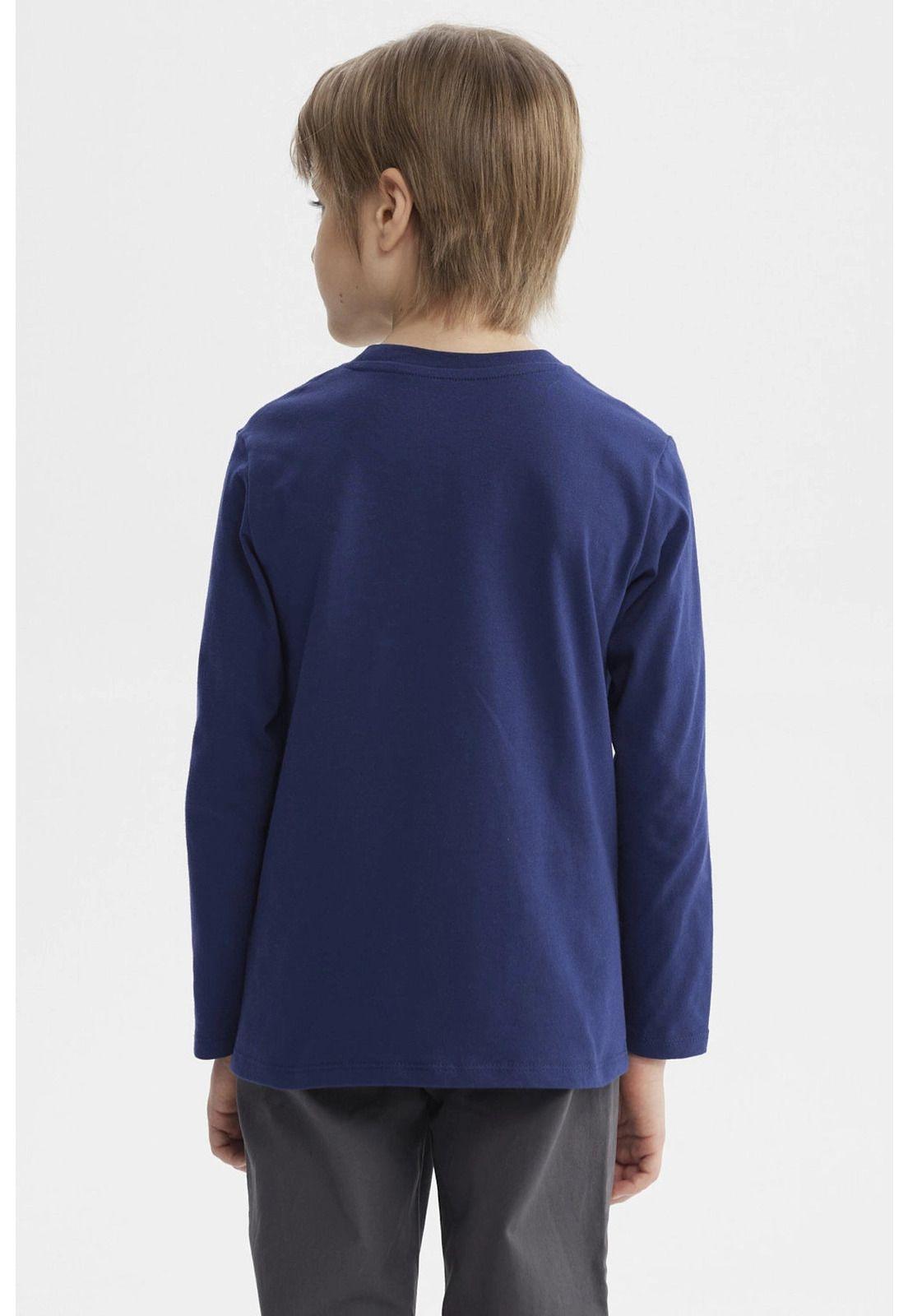 Polera Niño Toddler Print Azul Oscuro-2