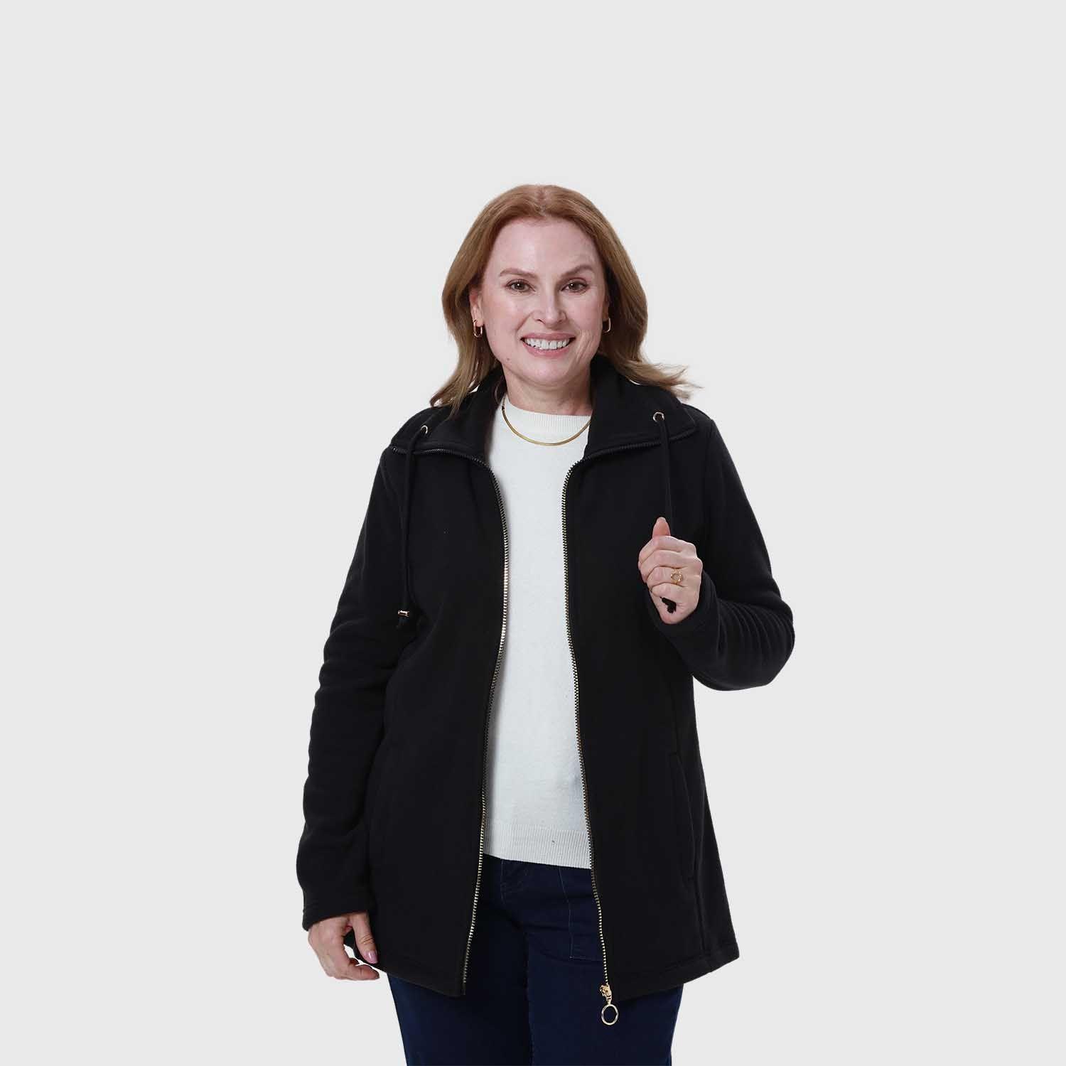 Polar Mujer Básico Negro-1