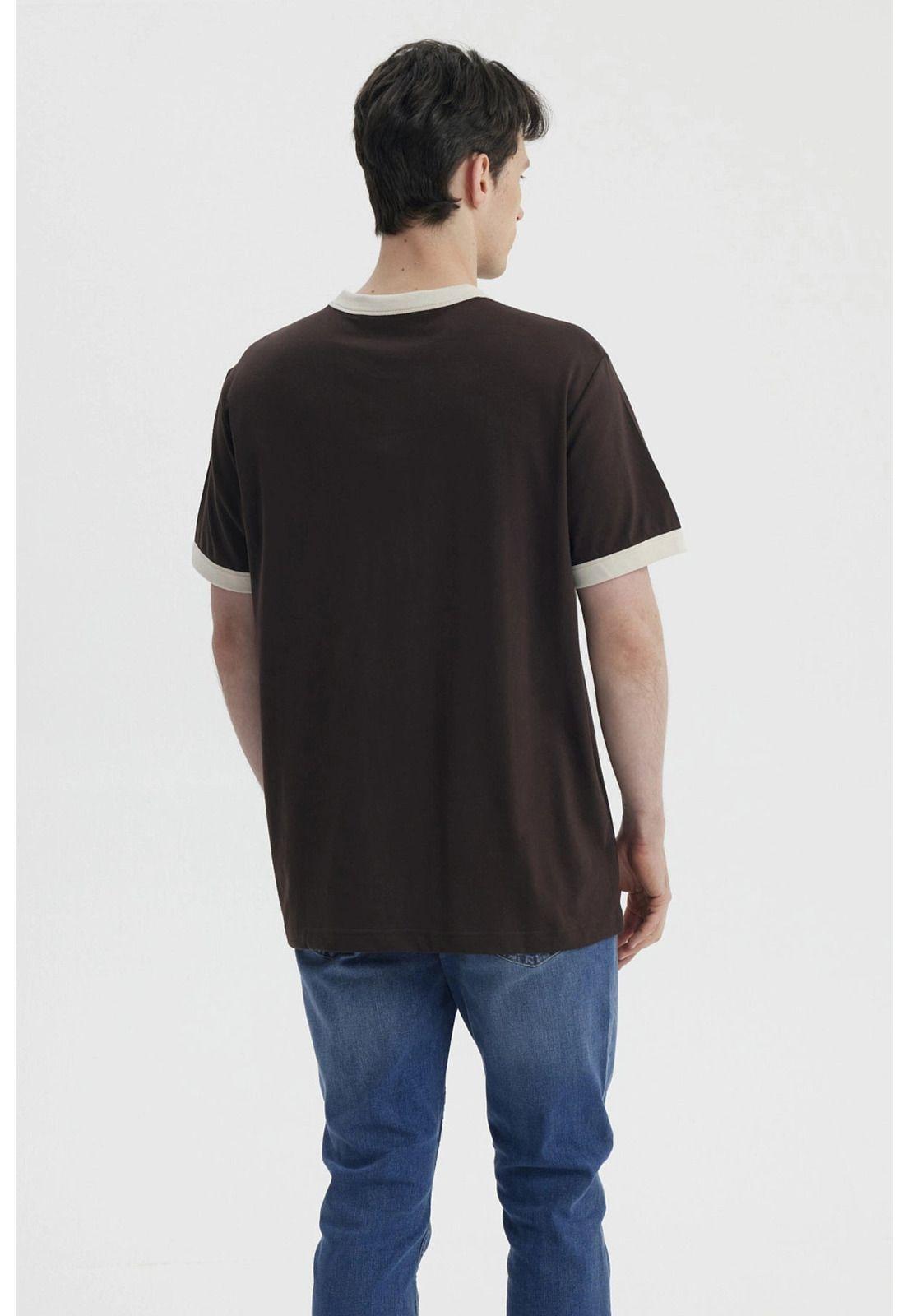 Polera Hombre Print Chocolate- ll-2