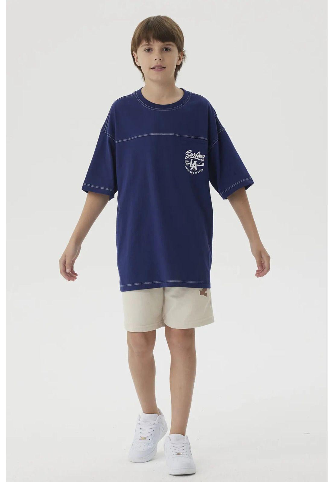 Bermuda Niño Print 3D Beige-3